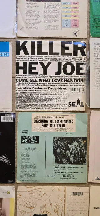 Lote Vinilos Internacionales y Nacionales-Singles