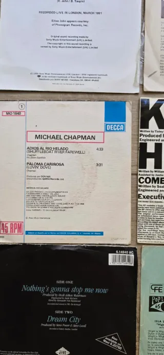 Lote Vinilos Internacionales y Nacionales-Singles