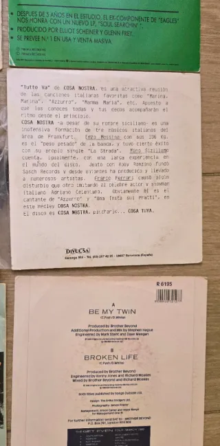 Lote Vinilos Internacionales y Nacionales-Singles