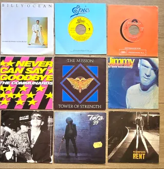Lote Vinilos Internacionales y Nacionales-Singles