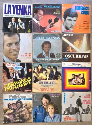 Lote Vinilos Internacionales y Nacionales-Singles