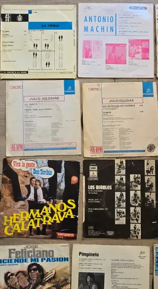 Lote Vinilos Internacionales y Nacionales-Singles