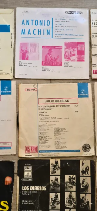 Lote Vinilos Internacionales y Nacionales-Singles