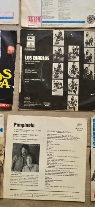Lote Vinilos Internacionales y Nacionales-Singles