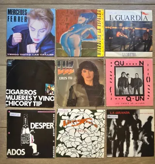 Lote Vinilos Internacionales y Nacionales-Singles