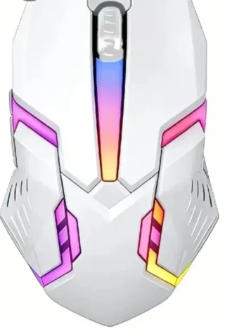 Ratón Gaming RGB Blanco