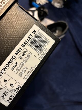 Adidas Taekwondo Ballet Mei Talla 39 Blancas
