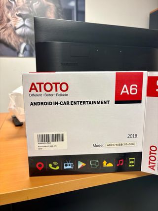 Pantalla Android ATOTO A6 Carplay