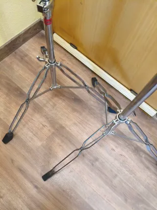 Pies plato recto y jirafa batería percusión