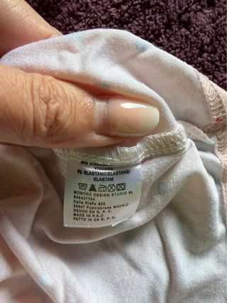 Camisón rosa viscosa con etiqueta - M -