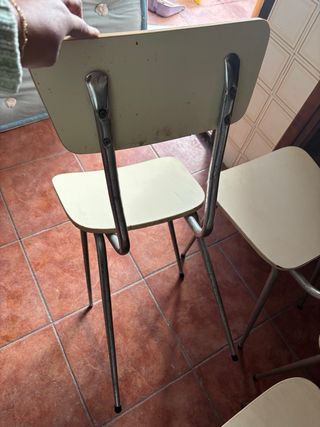 Lote 4 Sillas Vintage Años 60/70