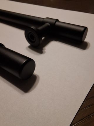 20 maniglie LONTAN alluminio/metallo nero 160mm