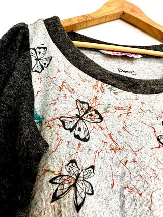 Vestido algodón Smash estampado mariposas