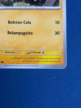 Carta Pokémon Pikachu Básico 055/217 🇪🇸