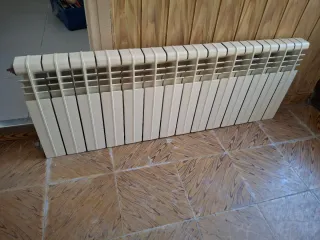 Lote 6 radiadores aluminio blanco