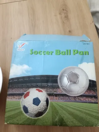 Molde para bizcocho forma balón fútbol