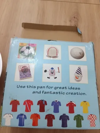 Molde para bizcocho forma balón fútbol
