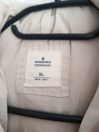 Plumas Springfield Beige/Blanco Talla XL