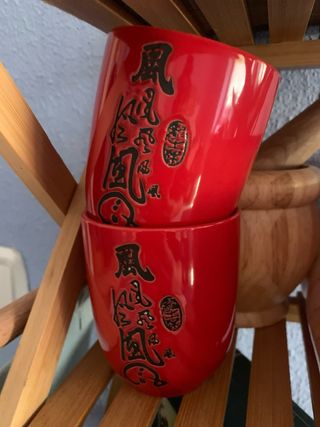 Tetera de porcelana roja, port aventura
