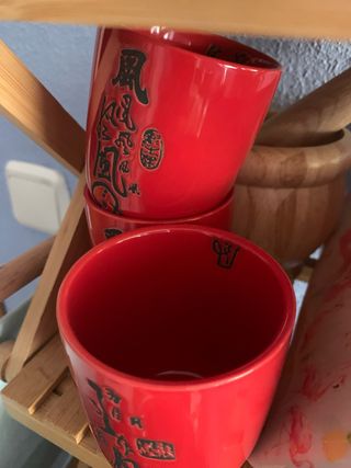 Tetera de porcelana roja, port aventura