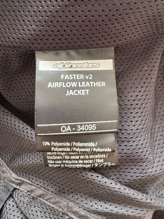 Chaqueta Moto Cuero Alpinestars FASTER v2 AIRFLOW