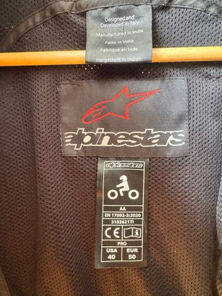 Chaqueta Moto Cuero Alpinestars FASTER v2 AIRFLOW