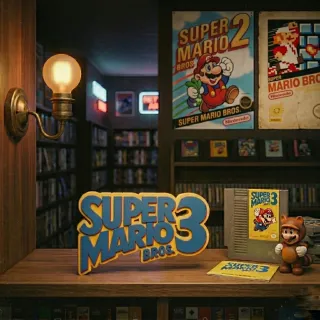 Logo Super Mario Bros 3 Nintendo