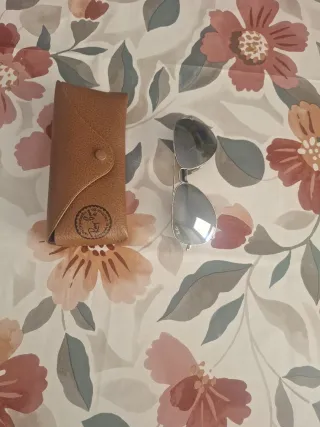 Gafas de sol Ray-Ban Aviator plateadas