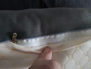 2 Almohadas Ortopédicas  Beige y Gris