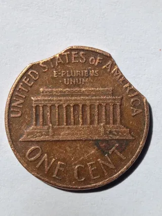 MONEDA 1 CENTAVO LAS LINCOLN.1967.ERROR DOBLE.