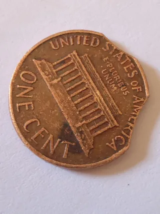 MONEDA 1 CENTAVO LAS LINCOLN.1967.ERROR DOBLE.