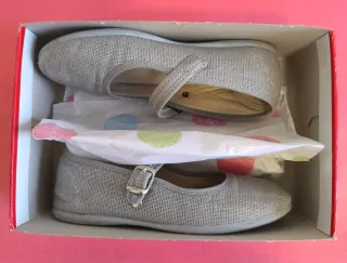 Merceditas lino niña Chuches talla 29