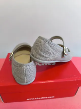 Merceditas lino niña Chuches talla 29