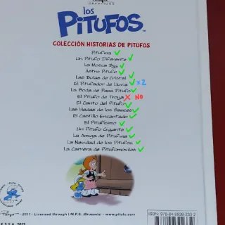 Lote Colección Cuentos Los Pitufos