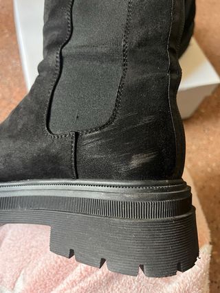 Botas altas negras mujer