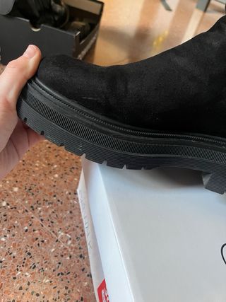 Botas altas negras mujer