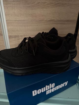 Zapatillas Deportivas Comfort Double Memory Negro