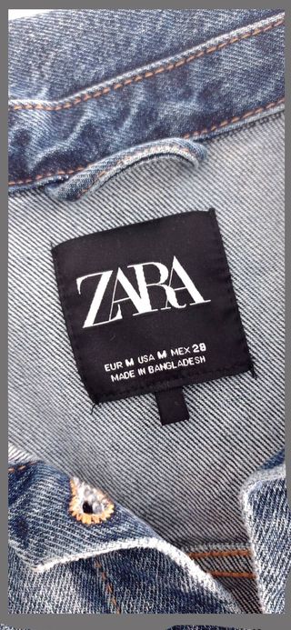 Chaqueta vaquera Zara azul