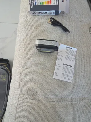 Linterna LED Recargable Tipo C con mechero de supe