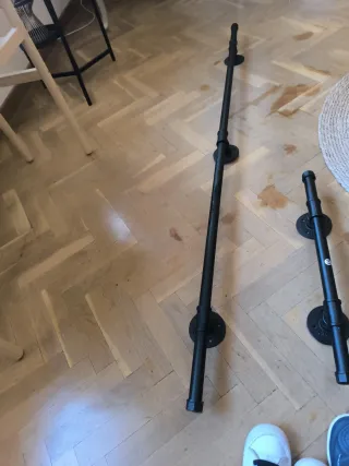 Barandillas negras estilo industrial