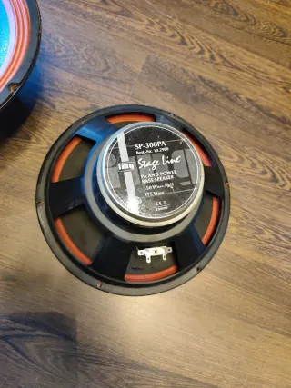 Altavoces 12"  Negro y Naranja (2 unidades)