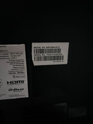 Televisor LED Philips 55PUS6412/12