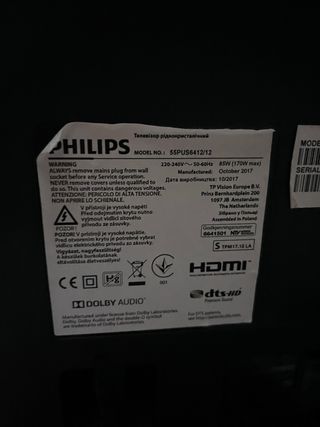 Televisor LED Philips 55PUS6412/12