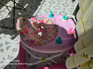 Silla de paseo bebé rosa