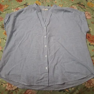 Camisa Springfield Mujer Azul y Blanca