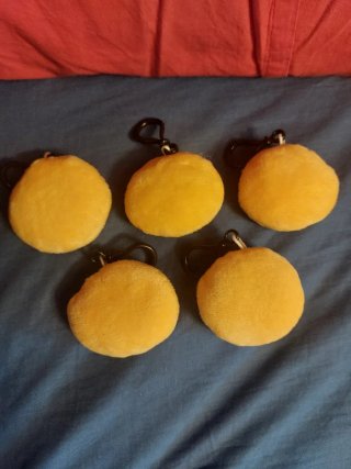 Portachiavi Emoji Peluche (5 pezzi)