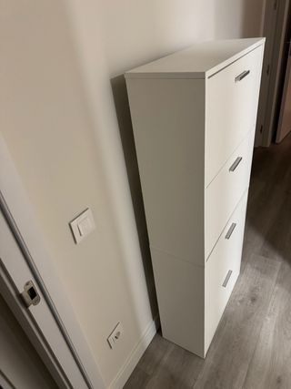 Organizzatore Scarpe Bianco 4 Livelli