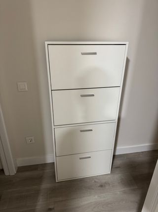 Organizzatore Scarpe Bianco 4 Livelli