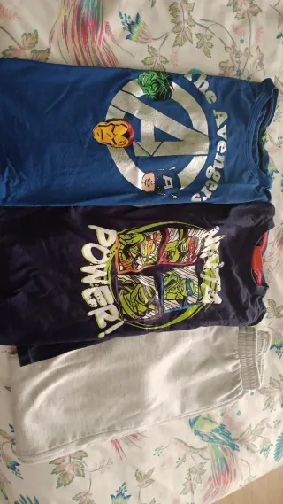 Lote 4 Camisetas Niño Talla 10
