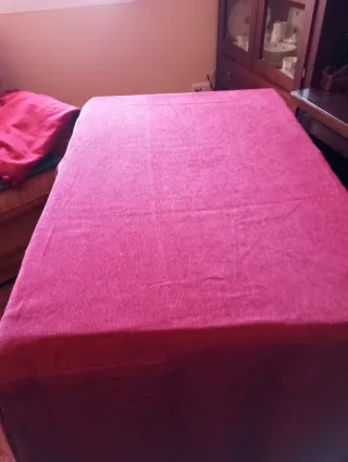 Gonna da tavolo camilla con tappetino color bordeaux